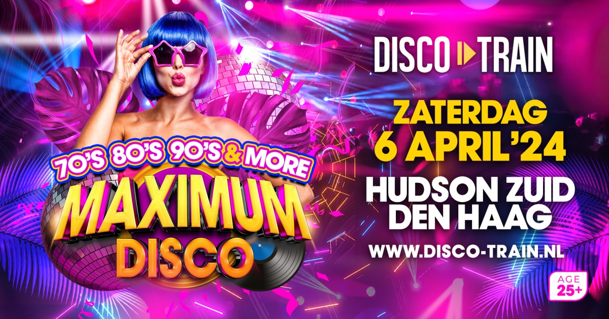 Nieuwe editie Maximum Disco-Party in Hudson Den Haag
